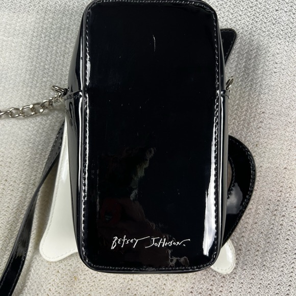 Betsey Johnson Ghost Cat Crossbody Bag Purse Glow‎ In The Dark Goth Alt Emo - Picture 9 of 14